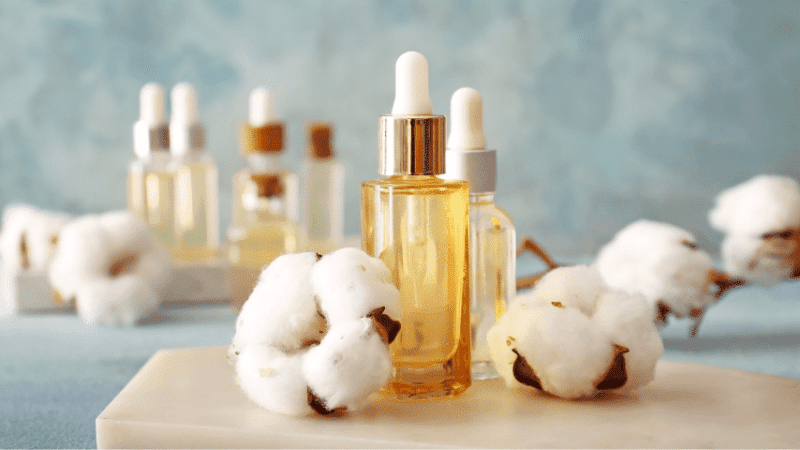 Apply the oils topically by using cotton balls or rags that you soaked with a few drops of your chosen flavor